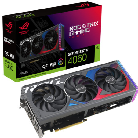 Placa De Video Geforce Asus Rtx 4060 Rog Strix 8gb Gddr6