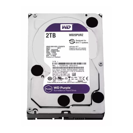 Disco Rigido Hdd 2tb Western Digital Purple 3.5"