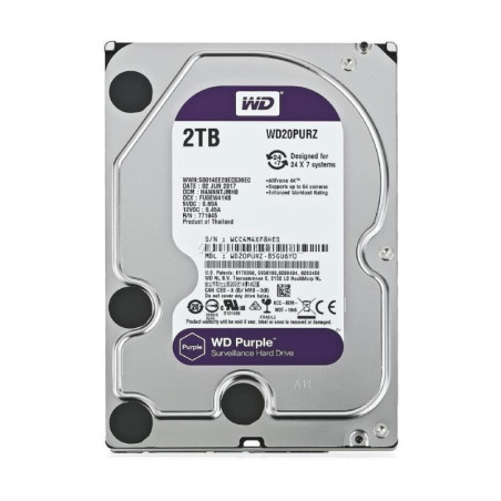 Disco Rigido Hdd 2tb Western Digital Purple 3.5"
