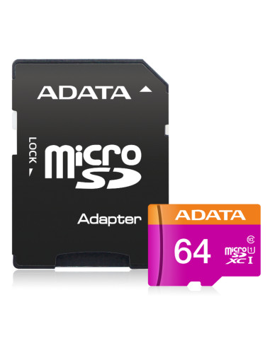 Tarjeta Micro Sd 64gb Adata Premier...