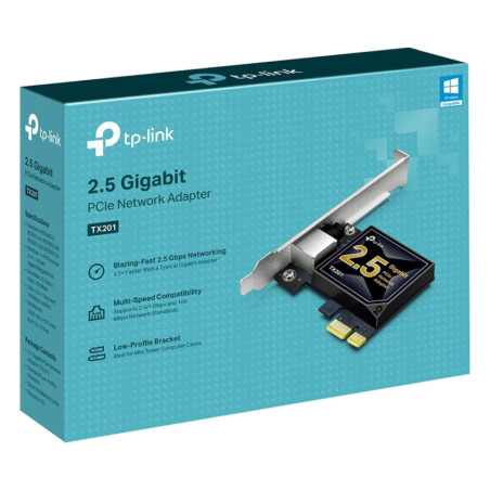 Placa De Red Pci-e Tp-link Tx201 10/100/1000mbps 2.5