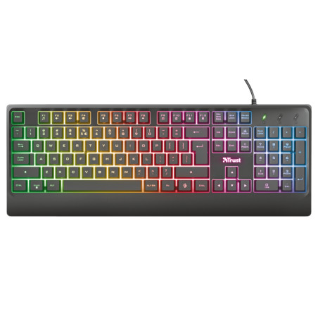 Teclado Gamer Trust Ziva Inalambrico Media Es