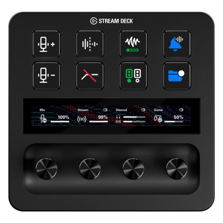 Stream Deck Elgato 8 Lcd Keys Touch Strip Black