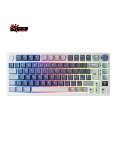 Teclado Rkm75 Wireless Ocean Blue...