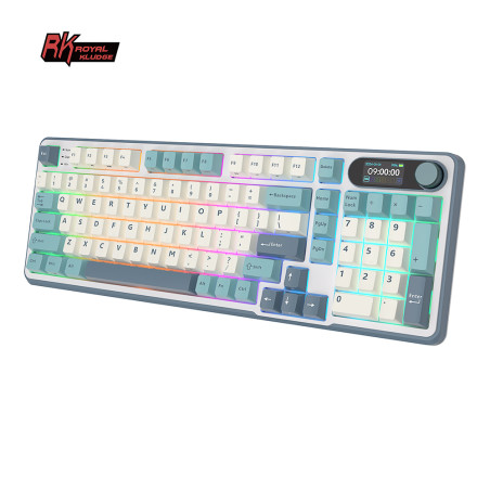 Teclado Rks98 Wireless Light Cloud Switch Brown 96%
