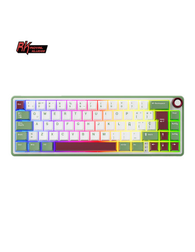 Teclado Rkr65 Greensand Switch...