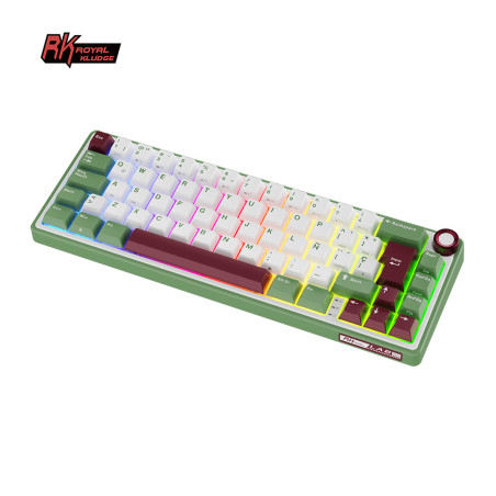 Teclado Rkr65 Greensand Switch Chartreuse 65%