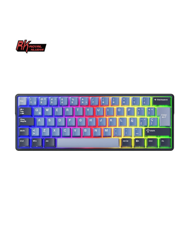 Teclado Rk61 Wireless Indigo Switch...