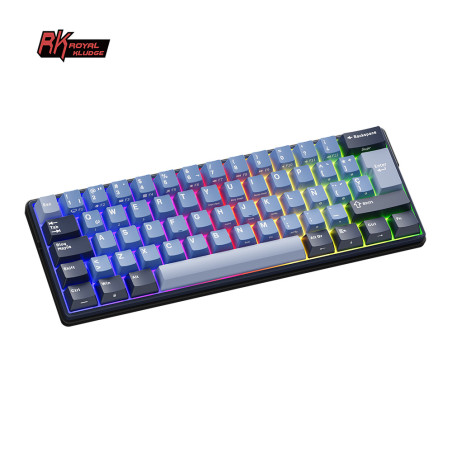 Teclado Rk61 Wireless Indigo Switch Skycyan 60%