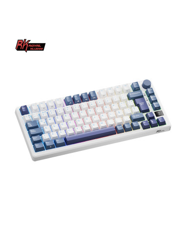 Teclado Rkm75 Wireless Taro Milk...