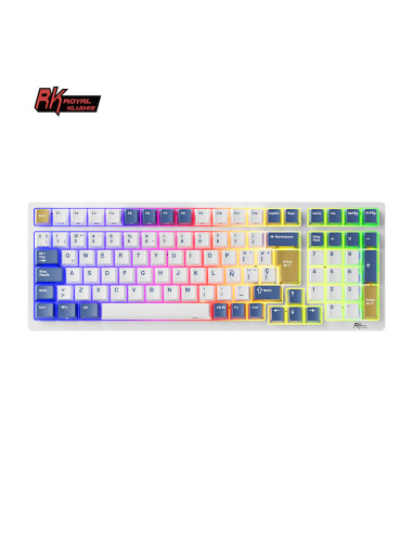 Teclado Rk98 Wireless Klein Blue...