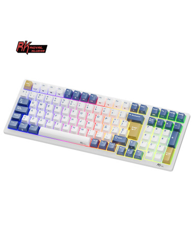 Teclado Rk98 Wireless Klein Blue...