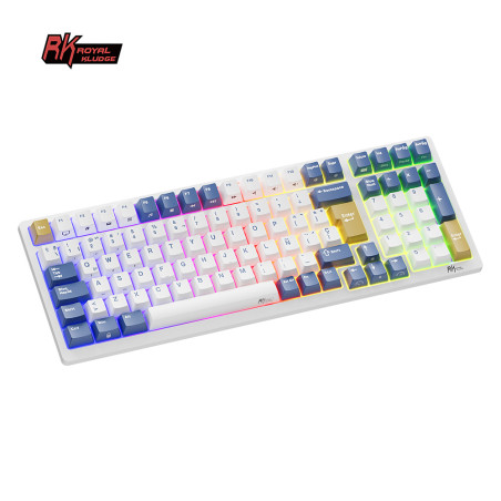 Teclado Rk98 Wireless Klein Blue Switch Red 96%