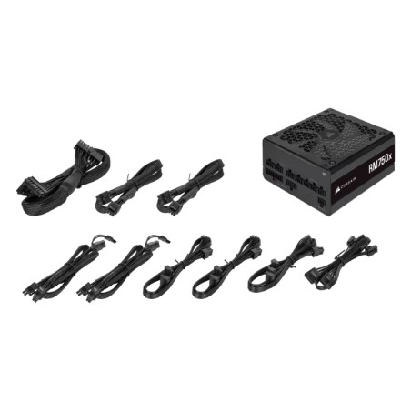 Fuente Corsair Rm750x Shift 750w 80 Gold Modular Lateral Conector