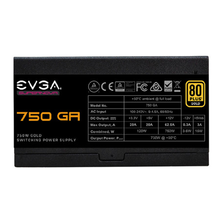 Fuente Gamer Evga Supernova Ga Plus Gold 750w
