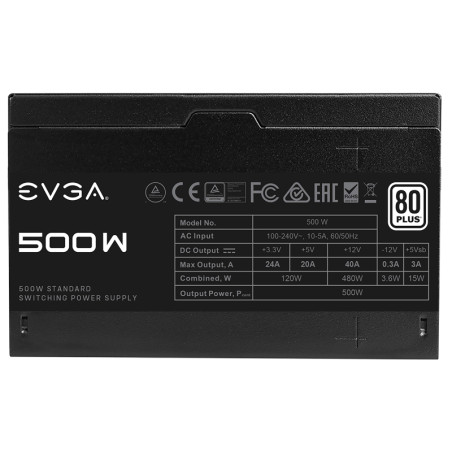 Fuente Gamer Evga 500w 80+ White 500w2