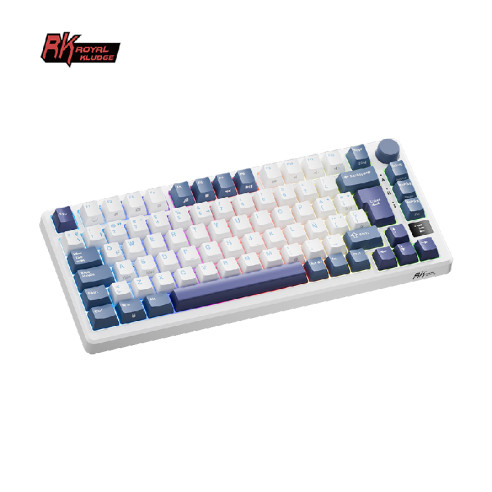 Teclado Rkm75 Wireless Taro Milk...