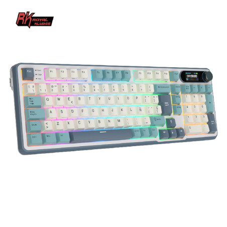 Teclado Rks98 Wireless Light Cloud Switch Chartreuse 96%