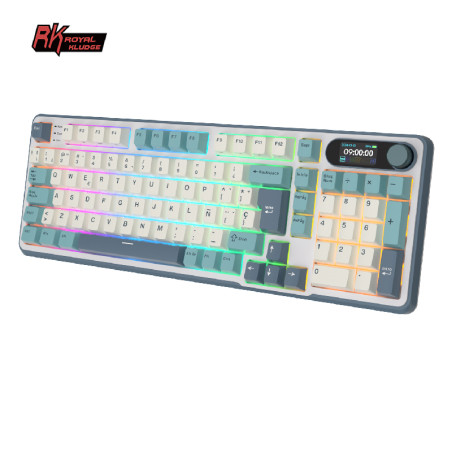 Teclado Rks98 Wireless Light Cloud Switch Chartreuse 96%