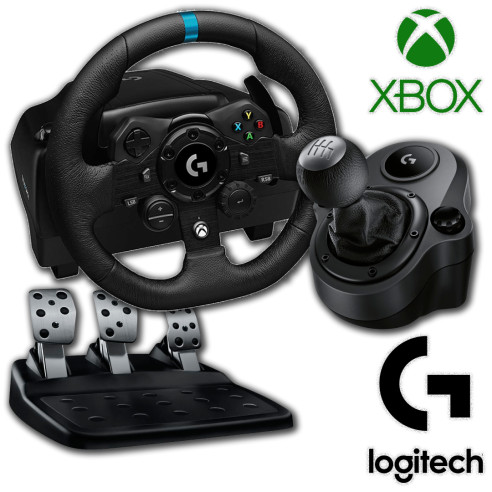 Volante Logitech G923 C/pedalera Xbox...