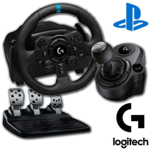 Volante Logitech G923 C/pedalera Ps4...