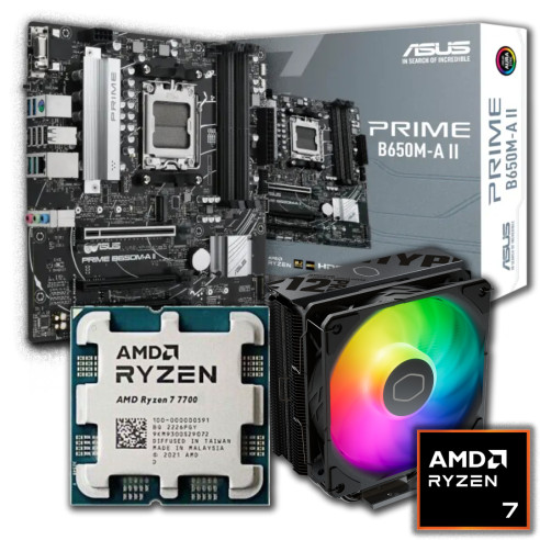 Combo Amd Ryzen 7 7700 + B650m +...