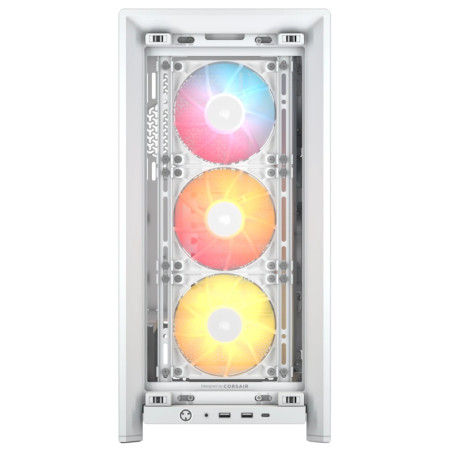 Gabinete Corsair 4000d Rs Argb Mid-tower White