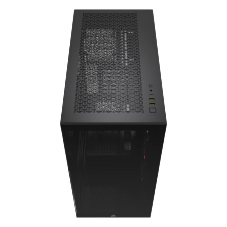 Gabinete Corsair 3500x Tg Mid-tower Argb Fan X3 Black