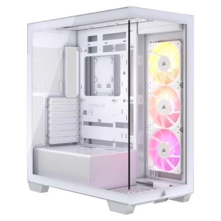 Gabinete Corsair 3500x Tg Mid-tower Argb Fan X3 White
